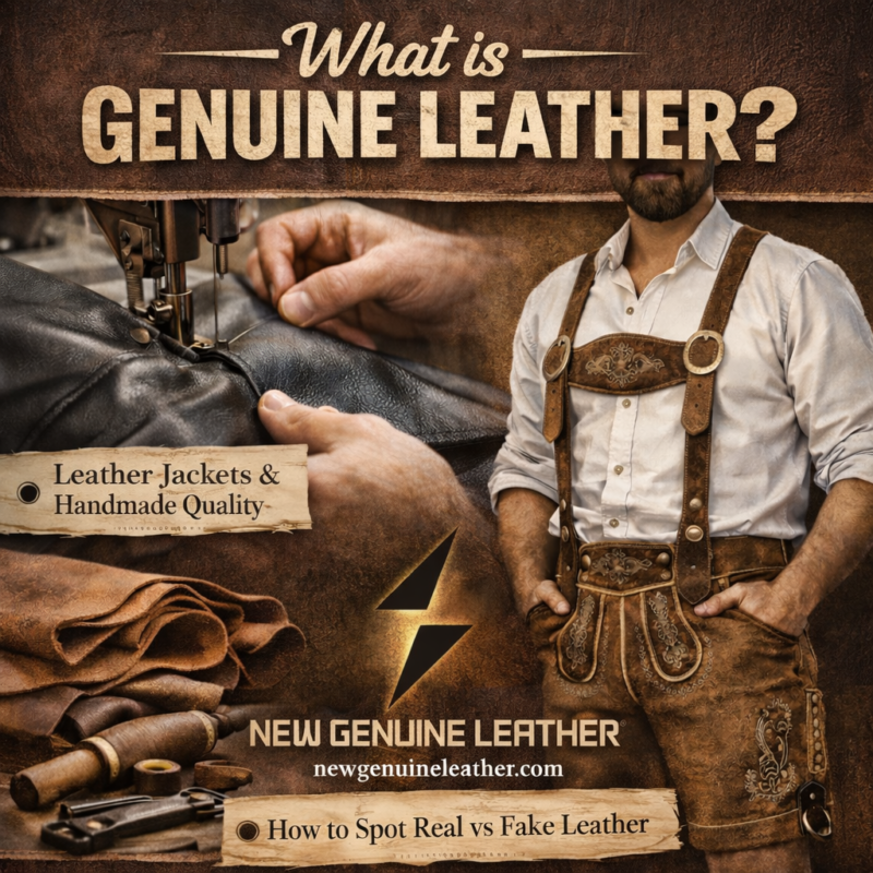 what is genuine leather leather jacket manufacturing and authentic bavarian lederhosen