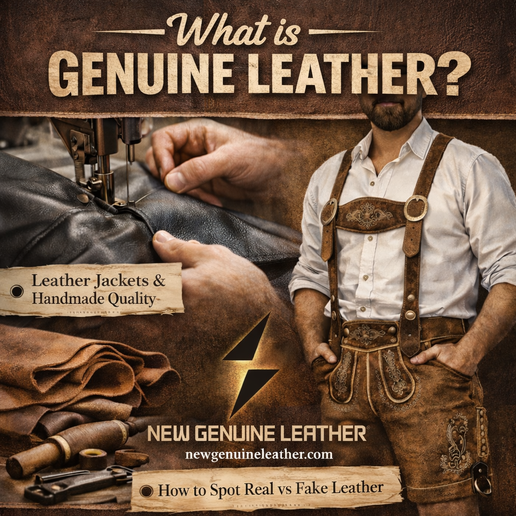 what is genuine leather leather jacket manufacturing and authentic bavarian lederhosen