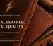 Premium genuine leather craftsmanship with stitched leather wallet and tools | NewGenuineLeather.com