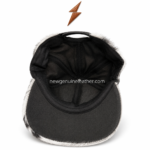 Cowhide leather baseball cap wholesale product image showing six-panel crown