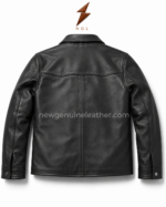 Classic leather jacket color range image with five front-view jackets and NGL leather logo placement