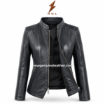 Ribbed Leather Jacket – 6-Size OEM Style Genuine Leather - Image 3