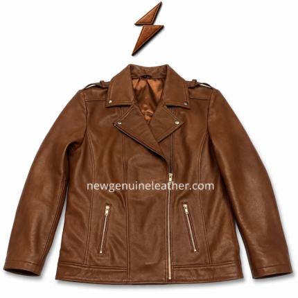 Black smooth leather biker jacket wholesale back view with structured panels and cuff zippers