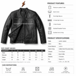Multi color quilted leather jacket product image showing six colors, quilted shoulders, zipper pockets,