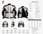 Open-front Cordura Jackets product image showing black inner lining, grey body panels and top-centre NGL branding